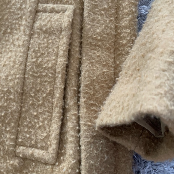 Alexander Wang Women’s Natural Nubby Wool Coat 0 - Picture 5 of 10